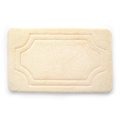Betterbeds 21 x 34 in. Luxurious Memory Foam Bath Mat with Water Shield Technology - Antique White BE366203